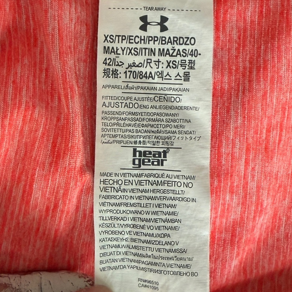 Under Armour Tech Long Sleeve T-shirt With 1/2 Zipper Closure, Sz XS - Picture 9 of 9